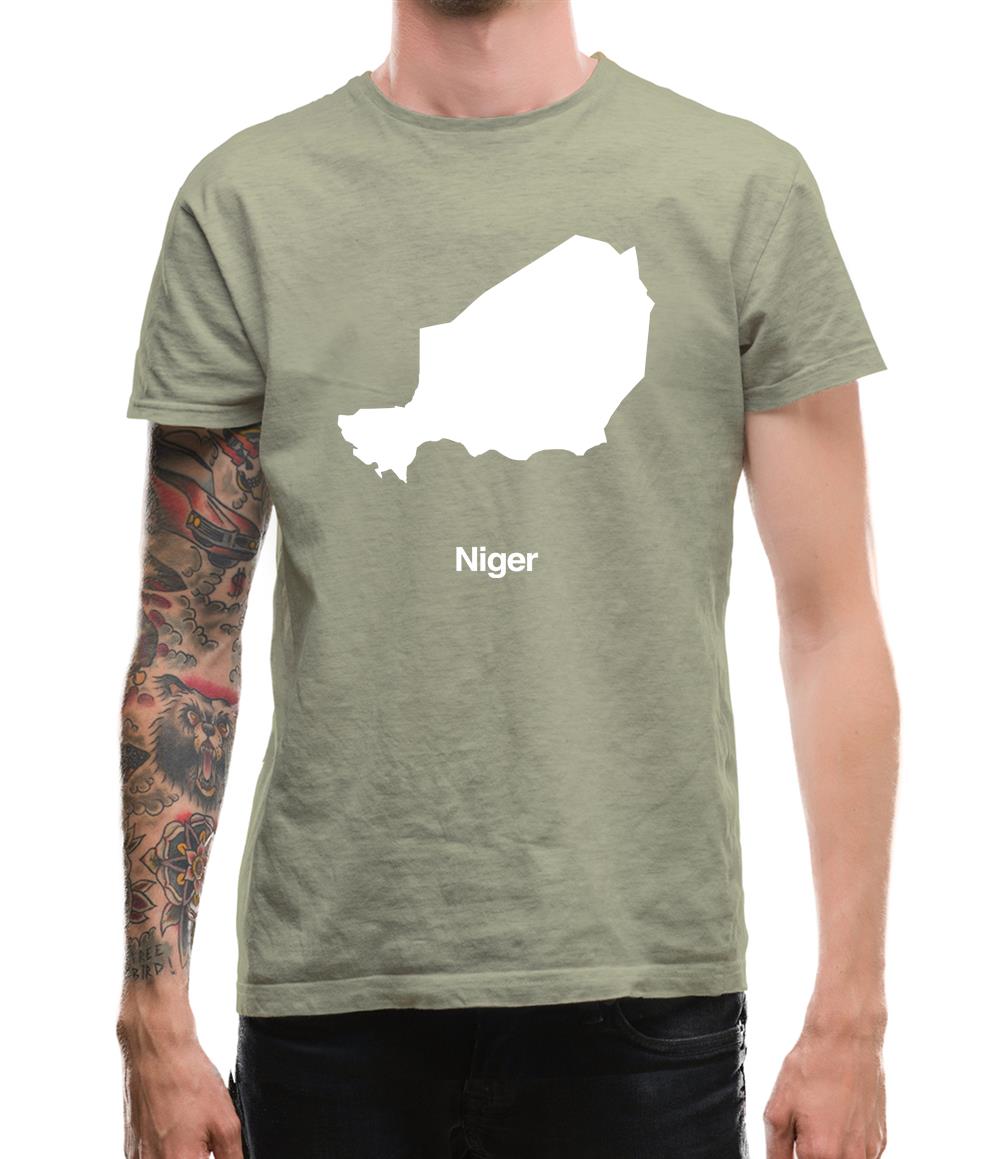 Niger Silhouette Mens T-Shirt