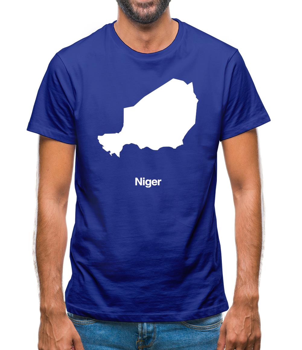 Niger Silhouette Mens T-Shirt