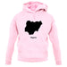 Nigeria Silhouette unisex hoodie