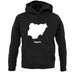 Nigeria Silhouette unisex hoodie