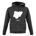 Nigeria Silhouette unisex hoodie