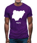 Nigeria Silhouette Mens T-Shirt