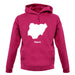 Nigeria Silhouette unisex hoodie