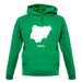 Nigeria Silhouette unisex hoodie