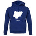Nigeria Silhouette unisex hoodie