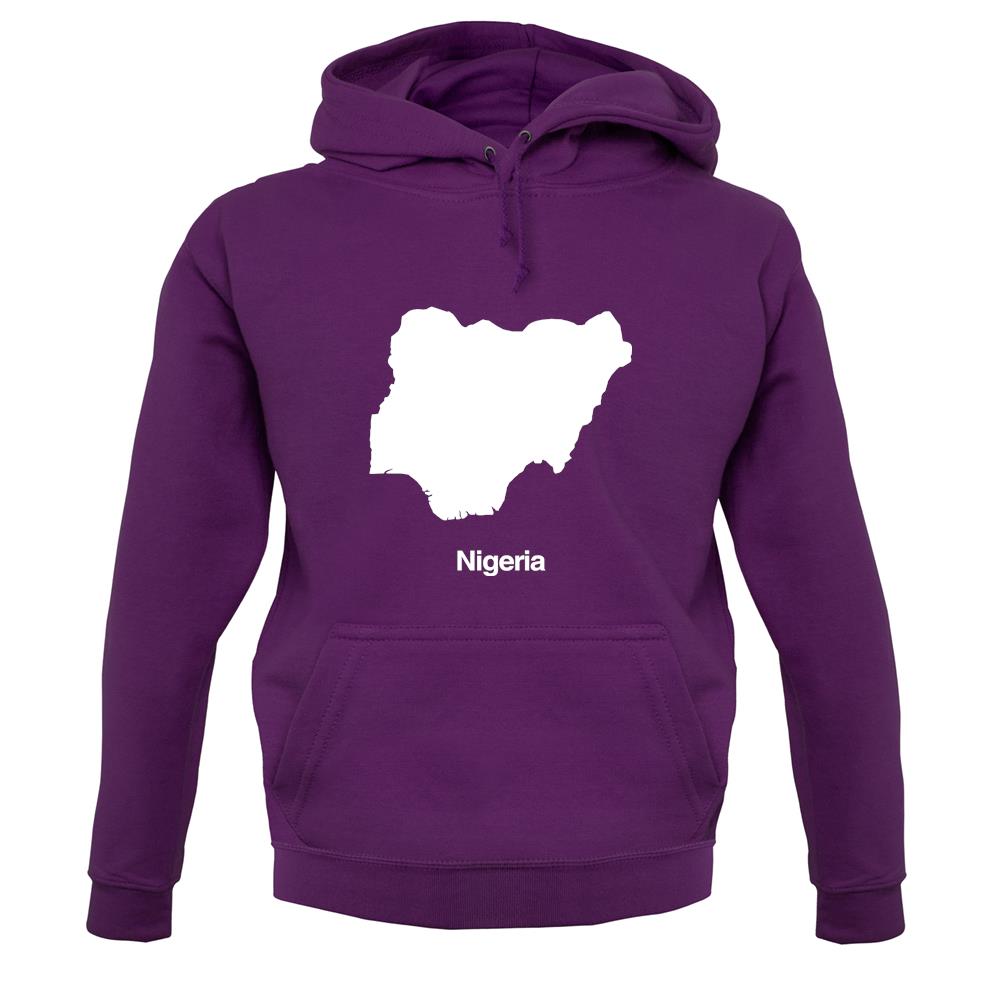 Nigeria Silhouette unisex hoodie