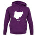 Nigeria Silhouette unisex hoodie