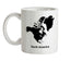 North America Silhouette Ceramic Mug