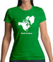 North America Silhouette Womens T-Shirt
