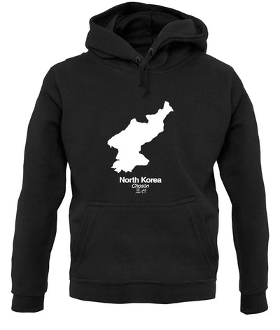 North Korea Silhouette unisex hoodie