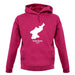 North Korea Silhouette unisex hoodie