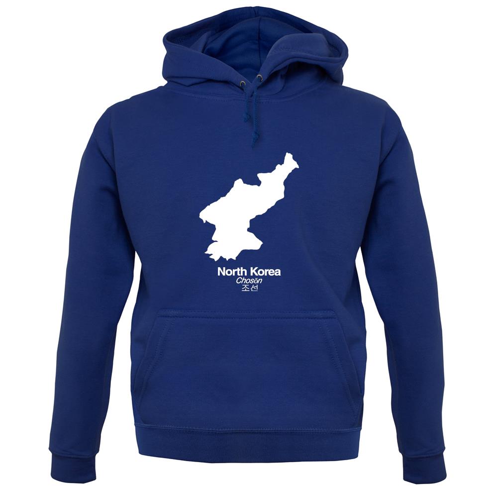 North Korea Silhouette unisex hoodie