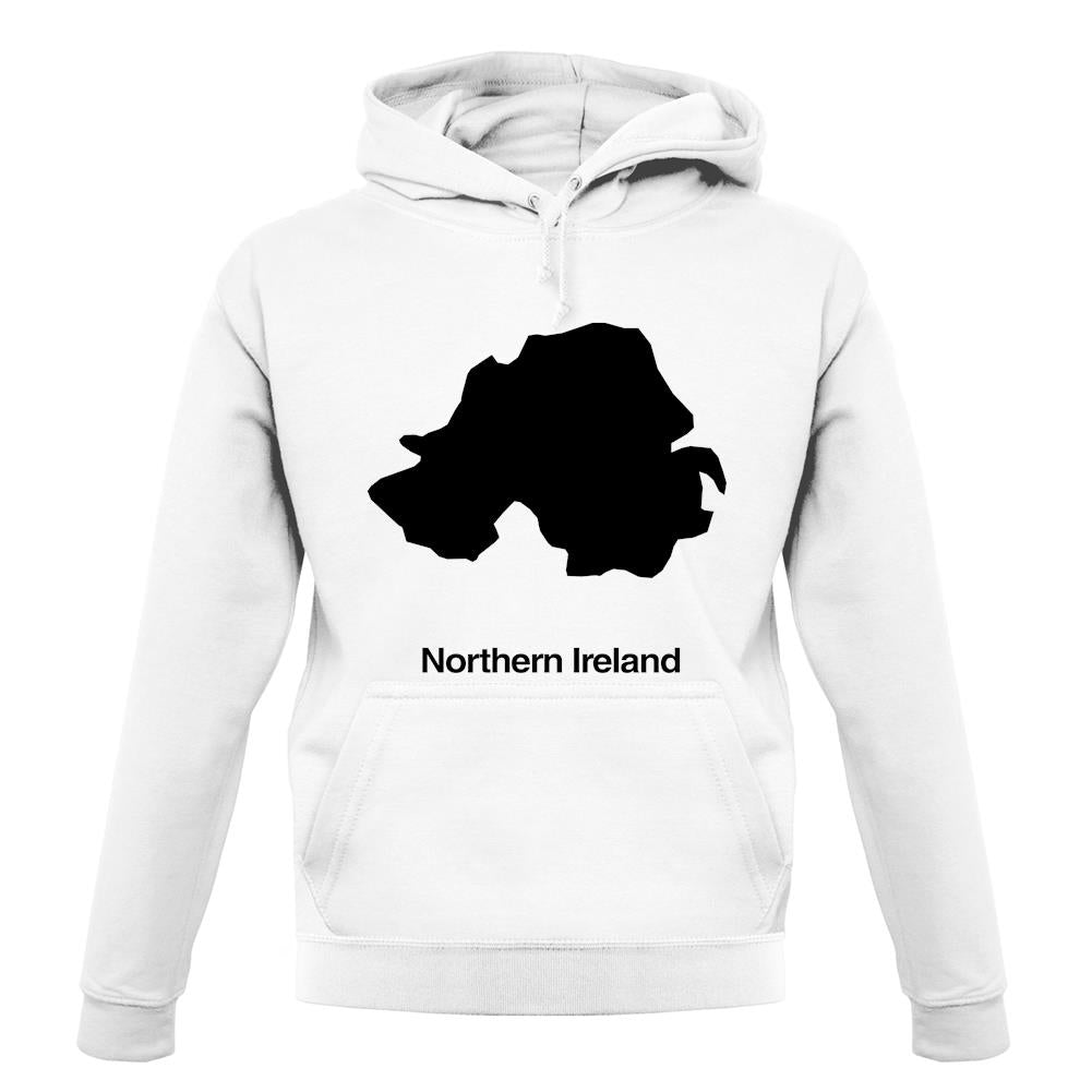 Northern Ireland Silhouette unisex hoodie