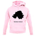 Northern Ireland Silhouette unisex hoodie