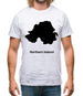 Northern Ireland Silhouette Mens T-Shirt