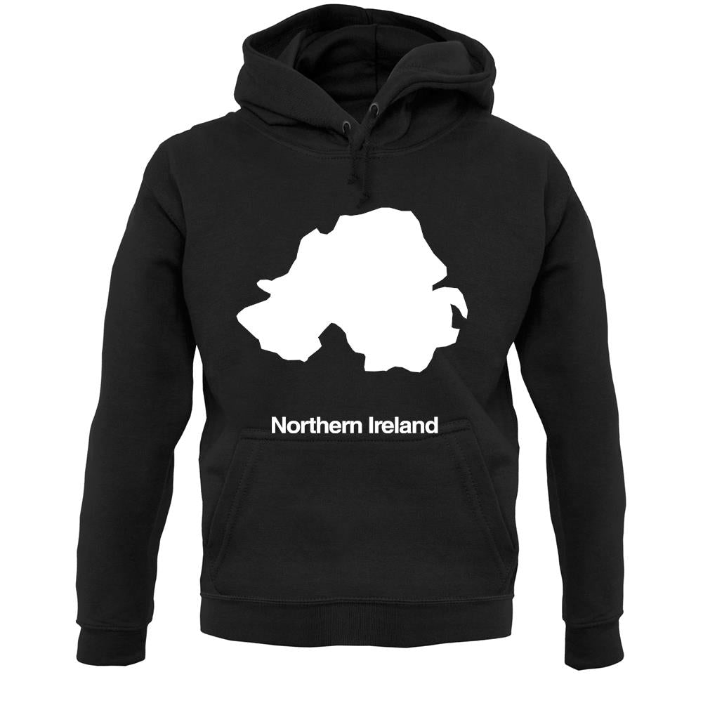 Northern Ireland Silhouette Unisex Hoodie