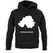 Northern Ireland Silhouette unisex hoodie