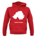 Northern Ireland Silhouette unisex hoodie