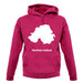 Northern Ireland Silhouette unisex hoodie