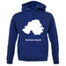 Northern Ireland Silhouette unisex hoodie