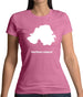 Northern Ireland Silhouette Womens T-Shirt