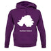 Northern Ireland Silhouette unisex hoodie