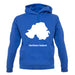 Northern Ireland Silhouette unisex hoodie