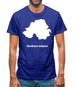 Northern Ireland Silhouette Mens T-Shirt