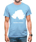 Northern Ireland Silhouette Mens T-Shirt