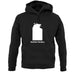 Northern Territory Silhouette unisex hoodie