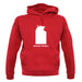 Northern Territory Silhouette unisex hoodie