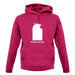 Northern Territory Silhouette unisex hoodie