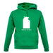 Northern Territory Silhouette unisex hoodie