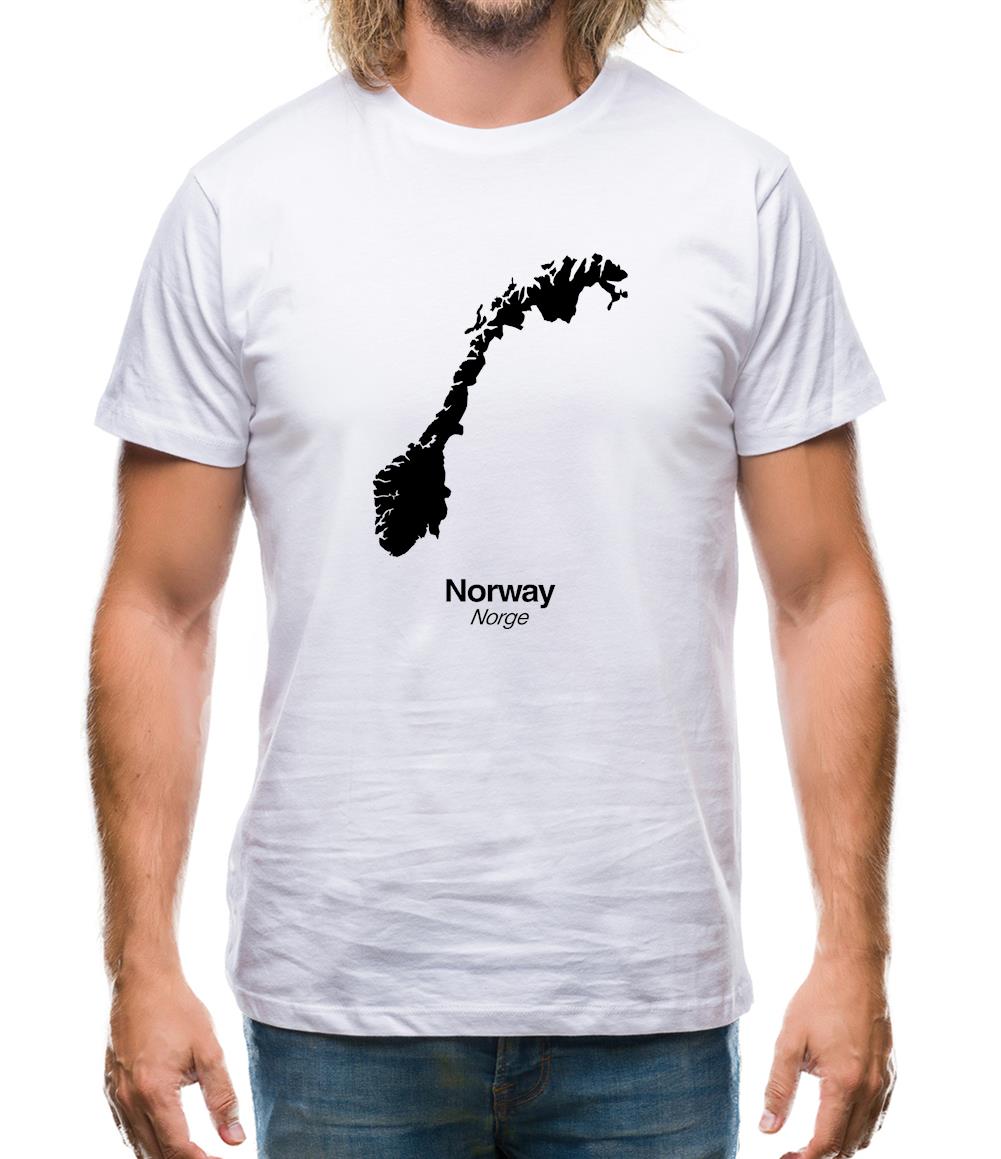 Norway Silhouette Mens T-Shirt