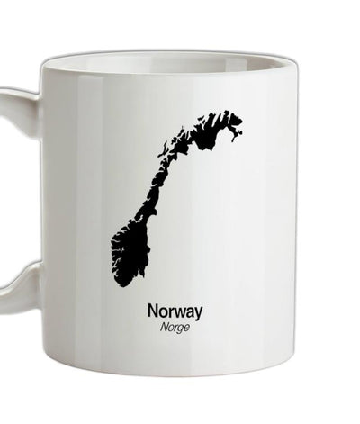 Norway Silhouette Ceramic Mug