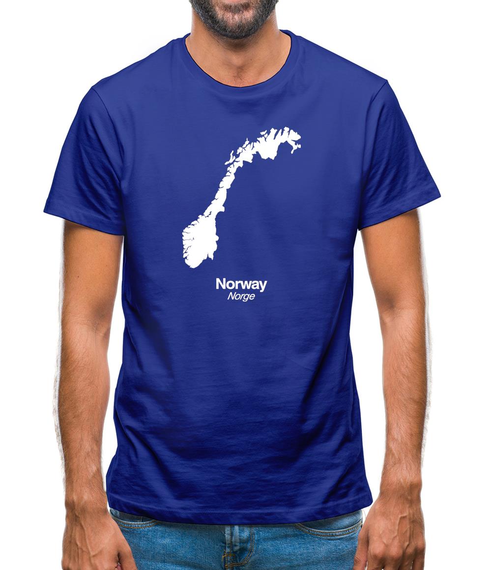 Norway Silhouette Mens T-Shirt