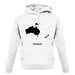 Oceania Silhouette unisex hoodie