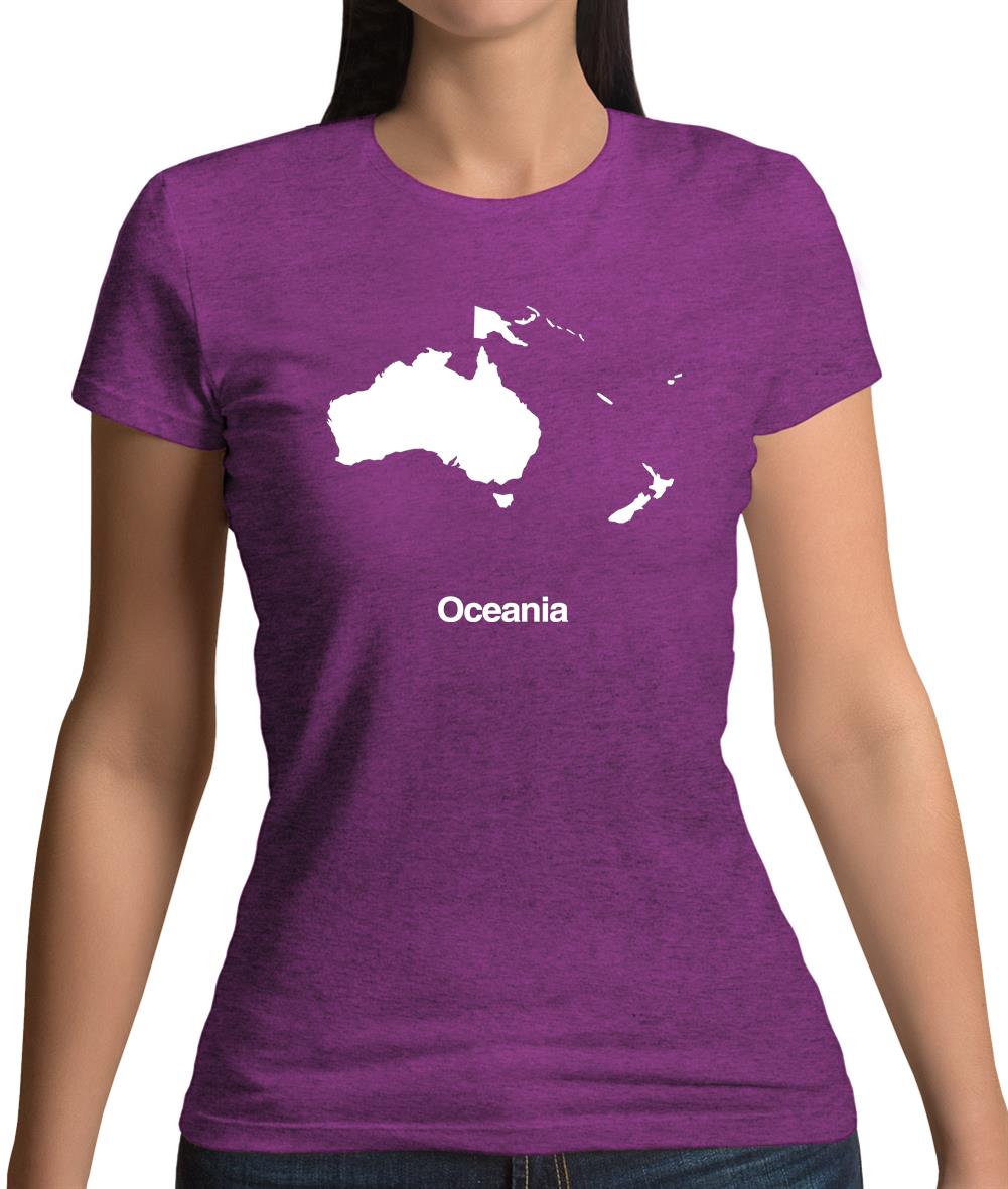 Oceania Silhouette Womens T-Shirt