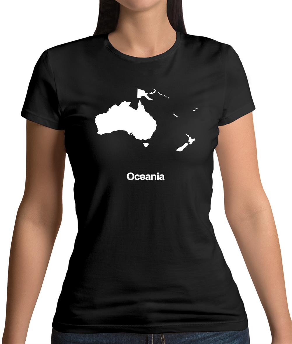 Oceania Silhouette Womens T-Shirt