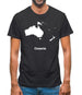 Oceania Silhouette Mens T-Shirt