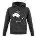 Oceania Silhouette unisex hoodie