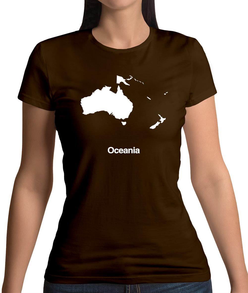 Oceania Silhouette Womens T-Shirt