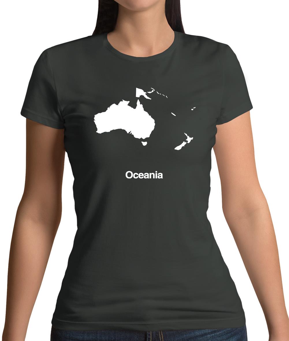 Oceania Silhouette Womens T-Shirt