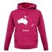 Oceania Silhouette unisex hoodie