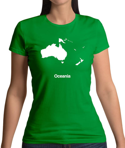 Oceania Silhouette Womens T-Shirt