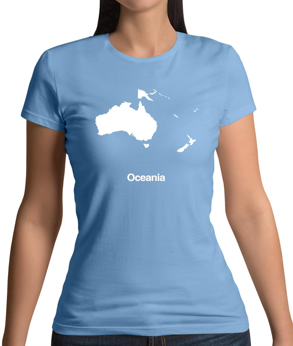 Oceania Silhouette Womens T-Shirt