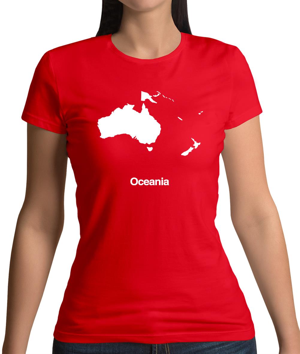 Oceania Silhouette Womens T-Shirt