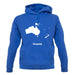 Oceania Silhouette unisex hoodie