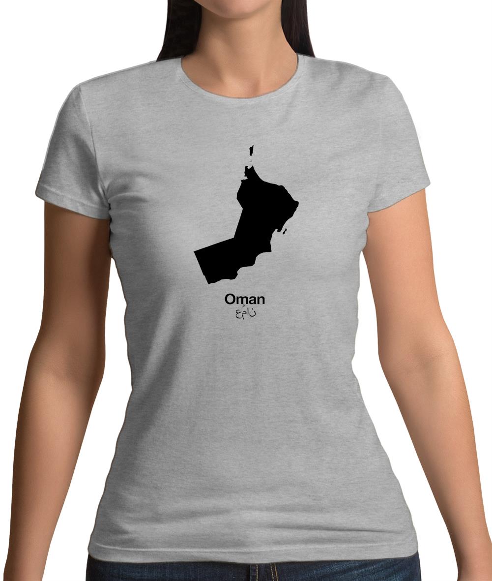 Oman Silhouette Womens T-Shirt