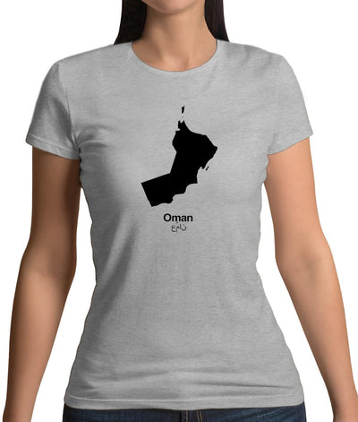 Oman Silhouette Womens T-Shirt